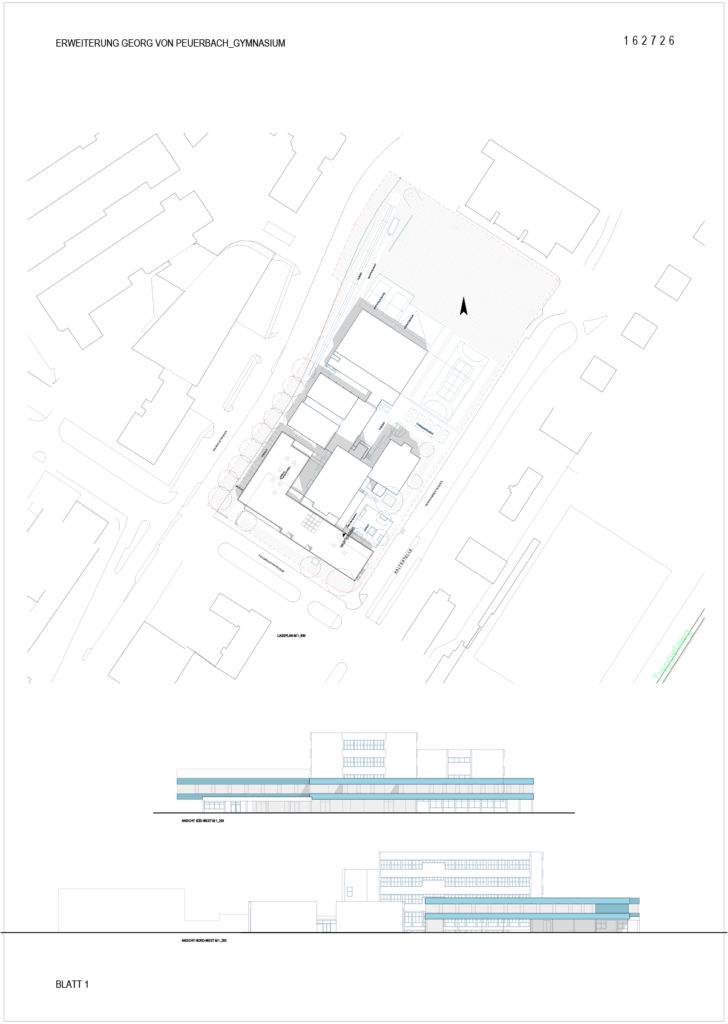 Erweiterung Georg von Peuerbach – Gymnasium
