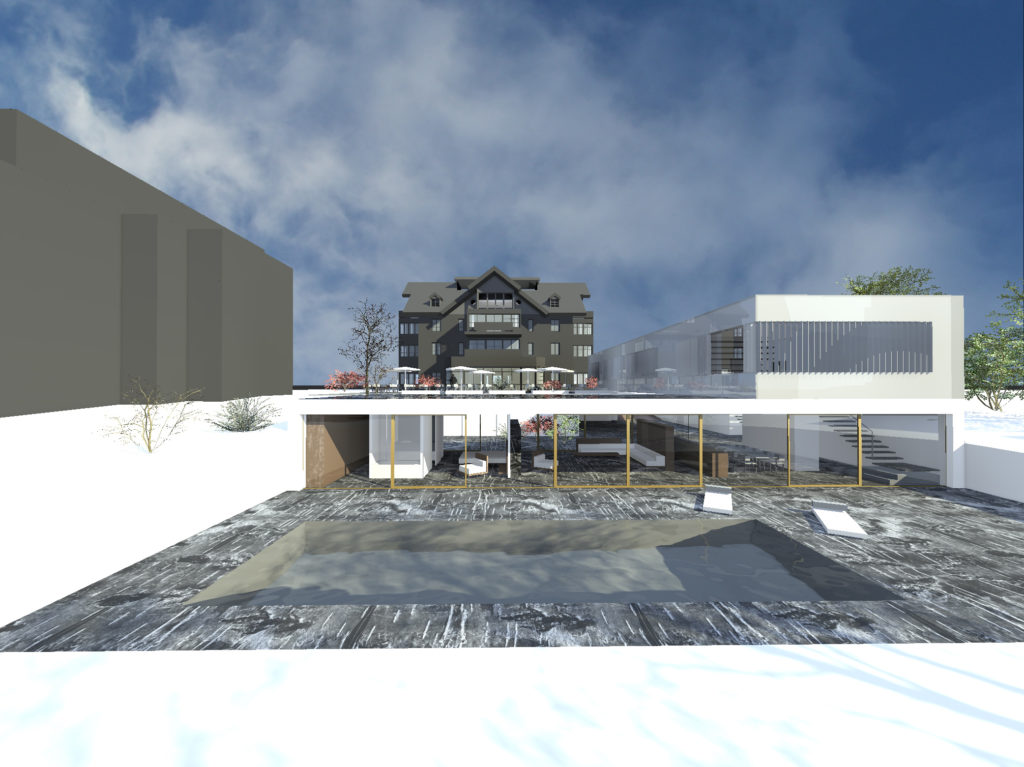 Zubau zu einer Hotelanlage