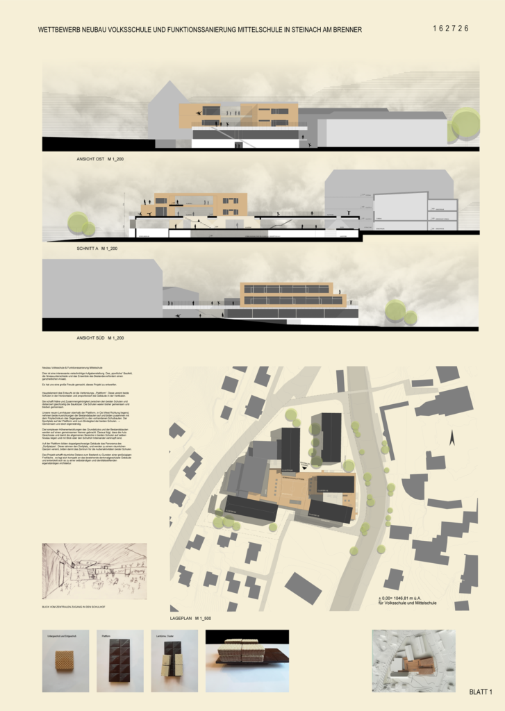 Wettbewerb Volksschule Steinach am Brenner